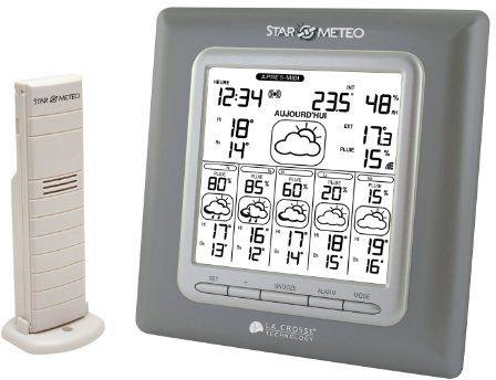La Crosse Technology WD6003F IT MG S Stazione meteorologica giornaliera con previsioni pioggia, colore: Grigio Metallico La Crosse Technology WD6003F IT MG S Stazione meteorologica giornaliera con previsioni pioggia, colore: Grigio Metallico