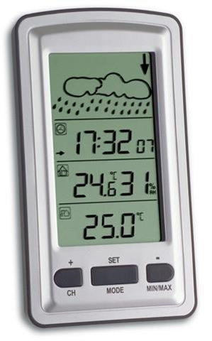 TFA-Dostmann 35.1079 stazione meteorologica digitale Argento TFA-Dostmann 35.1079 stazione meteorologica digitale Argento