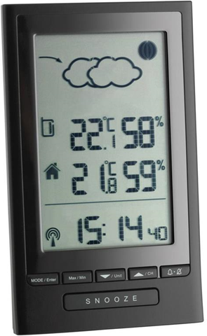 TFA Stazione meteo digitale senza fili  Modus Plus 351122 Previsione per 12 - 24 ore