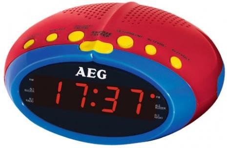 AEG MRC 4143 Orologio Digitale Blu, Rosso, Giallo radio AEG MRC 4143 Orologio Digitale Blu, Rosso, Giallo radio