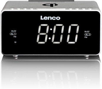 Lenco CR-550 radio Orologio Argento Lenco CR-550 radio Orologio Argento
