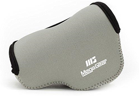 MegaGear ''Ultra Light'' Neoprene Borsa Cassa Della Macchina Fotografica con Moschettone per Sony NEX-5TL, Sony NEX-5R, Sony NEX-3N with Sony SELP1650, Sony A5000, Sony A5100 16-50mm (Grigio) MegaGear ''Ultra Light'' Neoprene Borsa Cassa Della Macchina Fotografica con Moschettone per Sony NEX-5TL, Sony NEX-5R, Sony NEX-3N with Sony SELP1650, Sony A5000, Sony A5100 16-50mm (Grigio)