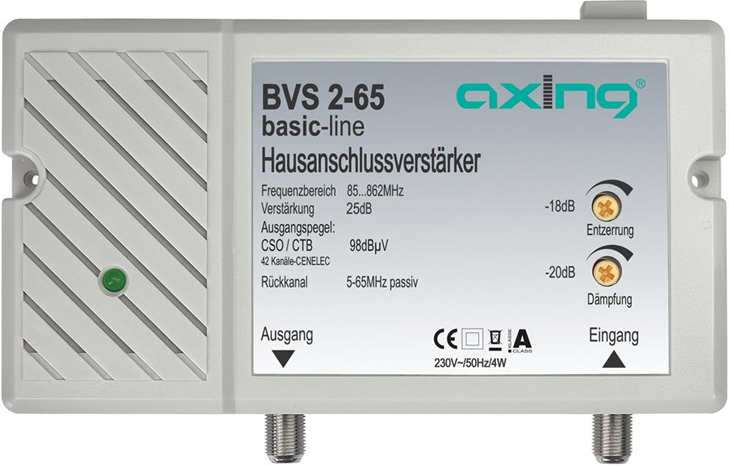 Axing BVS00265 amplificatore di segnale TV Axing BVS00265 amplificatore di segnale TV