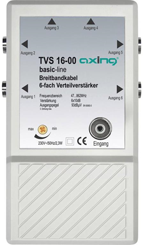 Axing Amplificatore multibanda  TVS 16 10 dB Axing Amplificatore multibanda  TVS 16 10 dB