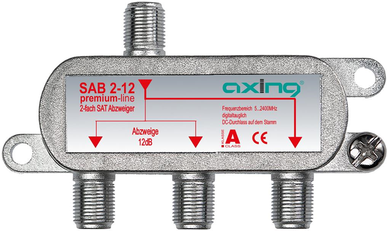 Axing SAB 2-12 Splitter per cavo Alluminio Axing SAB 2-12 Splitter per cavo Alluminio