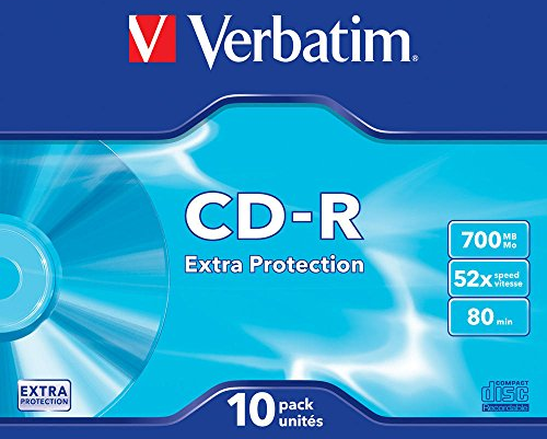Verbatim CD-R Extra Protection 700 MB 10 pezzo(i) Verbatim CD-R Extra Protection 700 MB 10 pezzo(i)