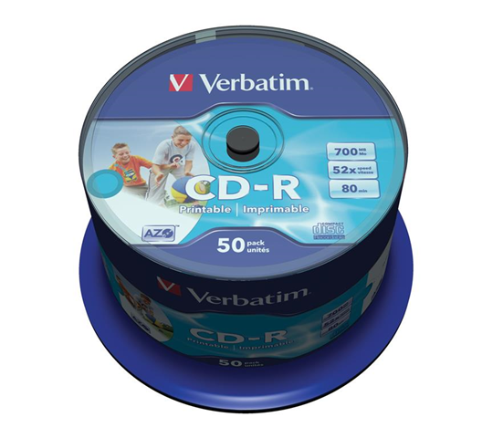 Verbatim CD 700mb 80min  50sp printab