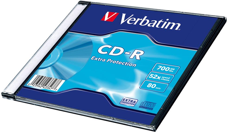 Verbatim CD-R 700MB 48xspd Slim Case Verbatim CD-R 700MB 48xspd Slim Case