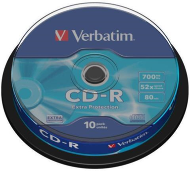 Verbatim CD-E 0.7Gb Spindle 10 Pezzi