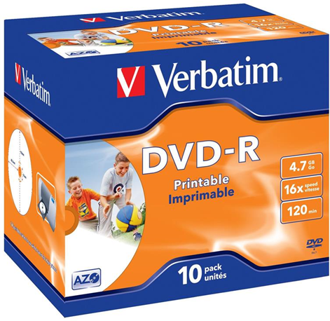 Verbatim DVD-RW  DVD 4.7Gb (10 Pezzi)