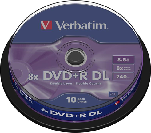 Verbatim DVD-RW  DVD 8.5Gb (10 Pezzi)