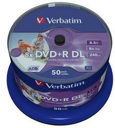 Verbatim 43703 DVD vergine 8,5 GB DVD-R 50 pezzo(i)