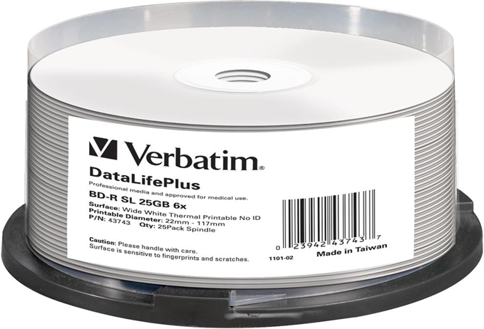 Verbatim DataLifePlus BD-R 25 GB 25 pezzo(i) Verbatim DataLifePlus BD-R 25 GB 25 pezzo(i)