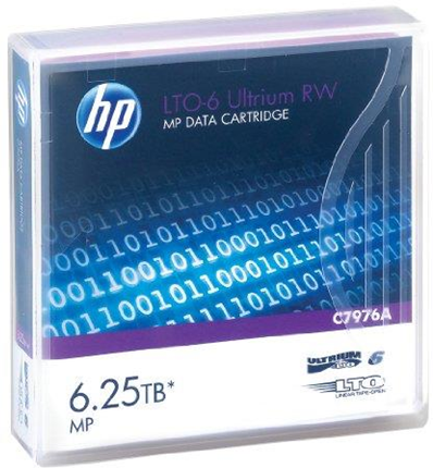 HP C7976A LTO-6 Ultrium Cartucce Dati 6.25 TB su Nastro, Viola