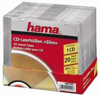 Hama 00011521 custodia CD/DVD Trasparente Hama 00011521 custodia CD/DVD Trasparente