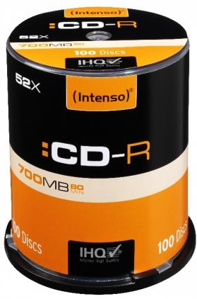 Intenso CD-R 700MB CD-R 700MB 100pezzo(i) Intenso CD-R 700MB CD-R 700MB 100pezzo(i)