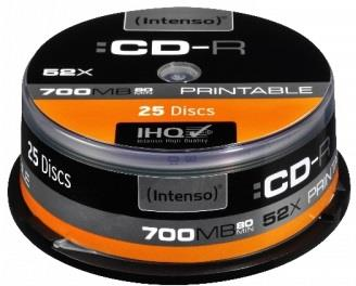 Intenso CD-R 700MB CD-R 700MB 25pezzo(i) Intenso CD-R 700MB CD-R 700MB 25pezzo(i)