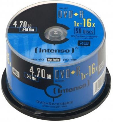 Intenso 4111155 DVD vergine 4,7 GB DVD+R 50 pezzo(i)