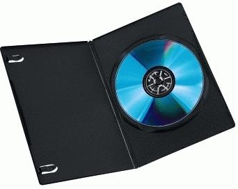 Hama DVD Slim Box 10, Black 1 dischi Nero Hama DVD Slim Box 10, Black 1 dischi Nero