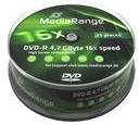 Mediarange DVD-R  4.7Gb 25pcs spindel 16x