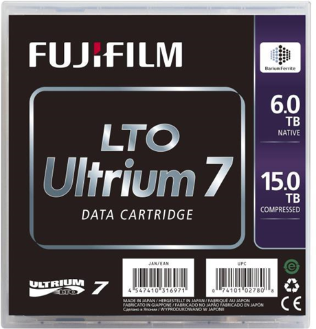 Fujifilm Lto 7 ultrium 6tb nativi 15tb compr Fujifilm Lto 7 ultrium 6tb nativi 15tb compr