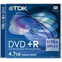 TDK DVD+R 4.7Gb 16X 10PK Slimcase 4,7 GB 10 pezzo(i)