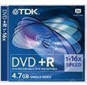 TDK DVD+R 4.7Gb 16X 10PK Slimcase 4,7 GB 10 pezzo(i) TDK DVD+R 4.7Gb 16X 10PK Slimcase 4,7 GB 10 pezzo(i)