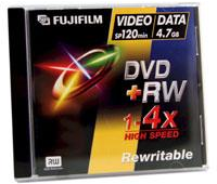 Fujifilm DVD+RW 4.7Gb Jewel Case 5Pz