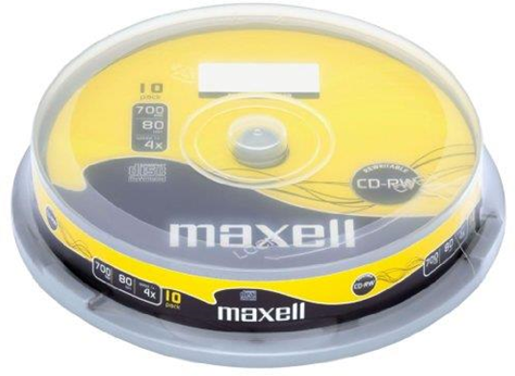 Maxell CD-RW 80XL 10 pack 700 MB 10 pezzo(i)