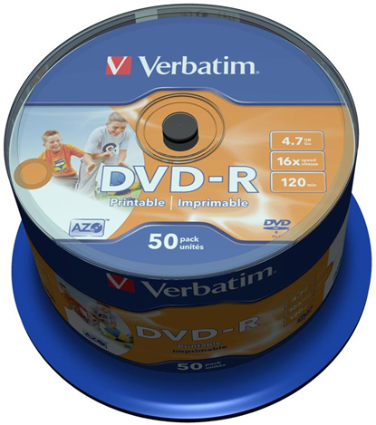 Verbatim 43533 DVD vergine 4,7 GB DVD-R 50 pezzo(i) Verbatim 43533 DVD vergine 4,7 GB DVD-R 50 pezzo(i)