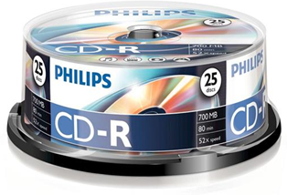 Philips CD-R CR7D5NB25/00 Philips CD-R CR7D5NB25/00