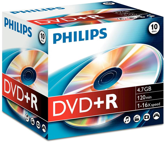 Philips DVD+R DR4S6J10C/10