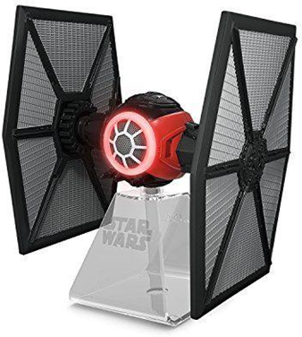 EKids Star Wars Classic 7, Speaker con Tecnologia Bluetooth Star Fighter di Villain Tie Fighter Black And Red