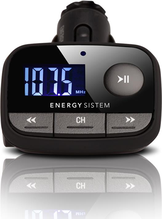 Energy Sistem Car MP3 f2 Black Knight trasmettitore FM 87.5 - 108 MHz Nero Energy Sistem Car MP3 f2 Black Knight trasmettitore FM 87.5 - 108 MHz Nero