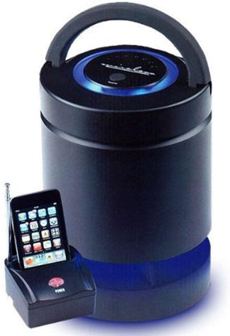 ND Altoparlante Amplificato Wireless Con Trasmettitore-Docking Station Smartphone