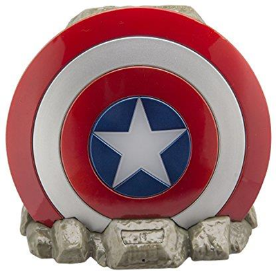 Ekids VI b72ca Marvel Captain America Shield Wireless Bluetooth Altoparlante Portatile Rosso/Bianco Ekids VI b72ca Marvel Captain America Shield Wireless Bluetooth Altoparlante Portatile Rosso/Bianco