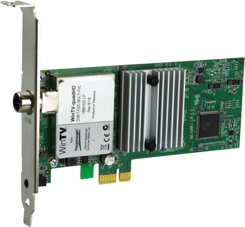 Hauppauge Scheda PCIe x1  WinTV-quadHD con telecomando Numero di sintonizzatori: 4 Hauppauge Scheda PCIe x1  WinTV-quadHD con telecomando Numero di sintonizzatori: 4