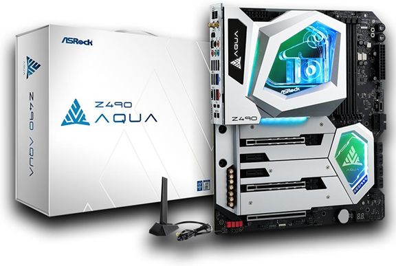 ASRock Z490 Aqua Intel Z490 ATX esteso