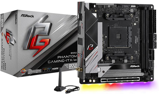 ASRock B550 Phantom Gaming-ITX/a AMD B550 Presa AM4 mini ITX ASRock B550 Phantom Gaming-ITX/a AMD B550 Presa AM4 mini ITX