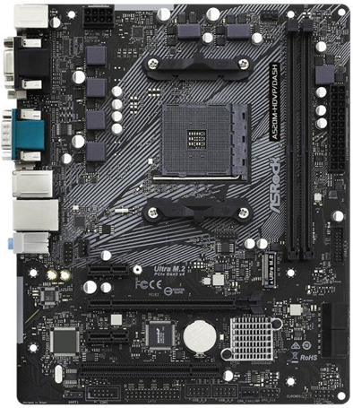 ASRock A520M-HDVP/DASH scheda madre AMD A520 Presa AM4 micro ATX