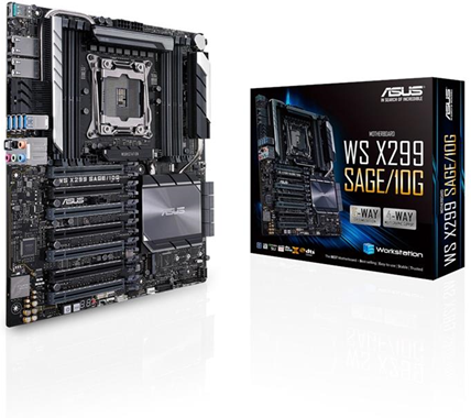 Asus WS X299 SAGE/10G Intel X299 LGA 2066 (Socket R4) CEB Asus WS X299 SAGE/10G Intel X299 LGA 2066 (Socket R4) CEB