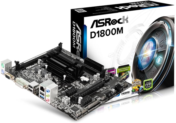 ASRock Scheda madre CEL ASRock D1800M Dual-Cel/MATX ASRock Scheda madre CEL ASRock D1800M Dual-Cel/MATX