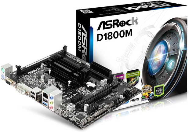 ASRock Scheda madre CEL ASRock D1800M Dual-Cel/MATX