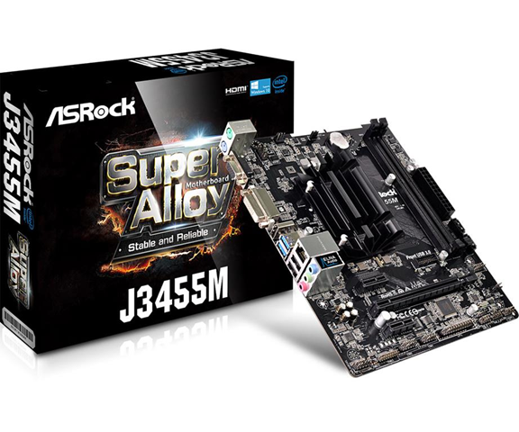 ASRock J3455M NA (integrated CPU) Micro ATX - motherboards (DIMM, DDR3-SDRAM, DDR3L-SDRAM, Dual, Intel, NA (integrated CPU), J3455)