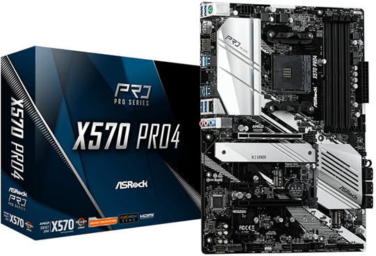 ASRock X570 Pro4 AMD X570 Presa AM4 ATX