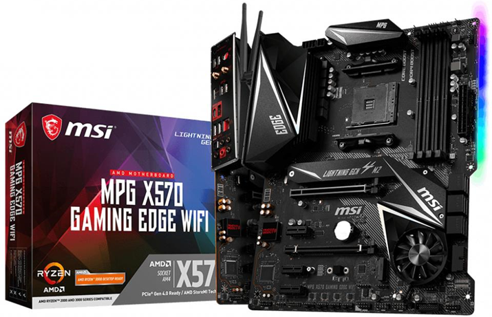 MSI MPG X570 Gaming Edge WIFI AMD X570 Presa AM4 ATX