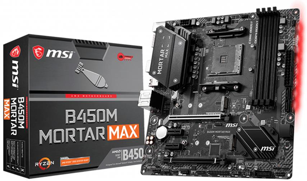 MSI B450M Mortar Max AMD B450 Presa AM4 micro ATX