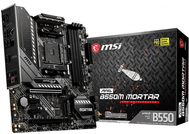 MSI MAG B550M Mortar AMD B550 Presa AM4 micro ATX MSI MAG B550M Mortar AMD B550 Presa AM4 micro ATX