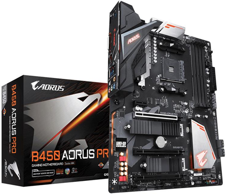 Gigabyte B450 AORUS PRO (rev. 1.0) Presa AM4 ATX AMD B450 Gigabyte B450 AORUS PRO (rev. 1.0) Presa AM4 ATX AMD B450