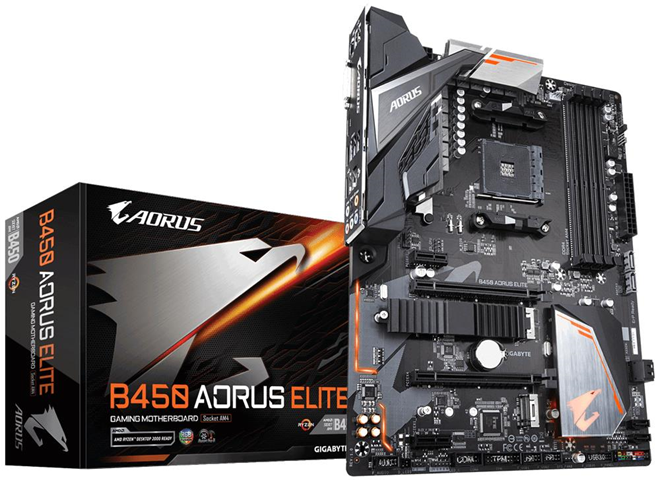 Gigabyte B450 AORUS ELITE scheda madre AMD B450 Presa AM4 ATX